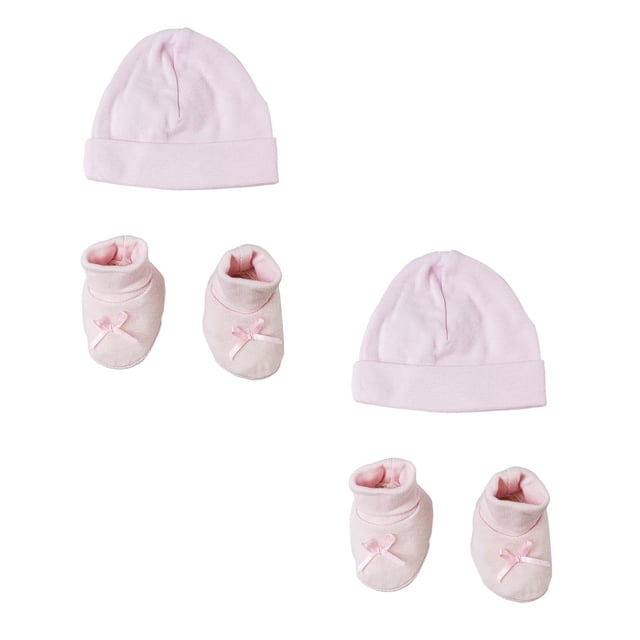 Set de baño Bambini Preemie Cap and Botie, juego de 4 piezas