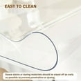 thumbnail image 3 of Royhom Upgrade Odorless 60 x 42 Inch Clear Table Cover Protector, 1.5mm Thick, 3 of 4