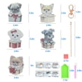 thumbnail image 2 of EEEEkit 5pcs Diamond Art Painting Keychains Kits, Cute Dog 5D Diamond Art Craft for DIY Gift Decor, 2 of 6
