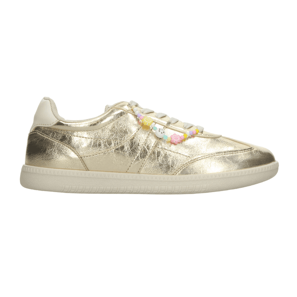 Tenis Vavito Niña Dorado Cintas Casual T22-27 dorado 26.5