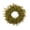 C-19069VV, variant on Thanksgiving Maple Leaf Fabric Wreath, 17.71" Ruffled Door Wreath with Vibrant Orange Autumn Leaves (D)