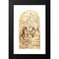 thumbnail image 2 of Carlo Maratti 15x24 Black Modern Framed Museum Art Print Titled - Madonna on a Crescent Moon and Four Saints (1686), 2 of 5