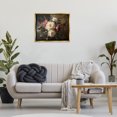 thumbnail image 3 of Stupell Industries Dark Still Life Roses Plants & Flowers Painting Gold Floater Framed Canvas Art Print Wall Art, 31 x 25, 3 of 10