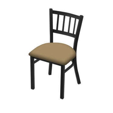 610 Contessa 18" Chair with Black Wrinkle Finish and Canter Sand Seat
