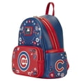 thumbnail image 2 of Loungefly Chicago Cubs Floral Mini Backpack, 2 of 6