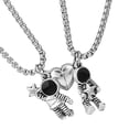 thumbnail image 3 of Pendentif Astronaute, Cool Couples Colliers pour l'Amitié, 3 of 8