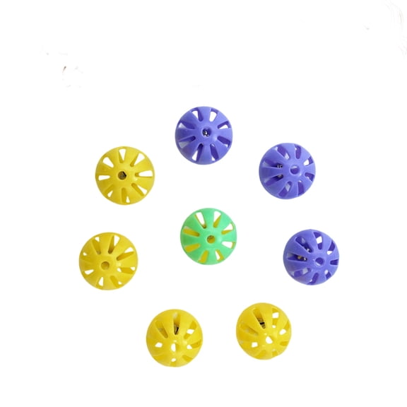 Interactive Cat Toy Balls with Bells, Colorful Plastic Vocal Rolling Ball, Jingle Sound Chasing Toy for Indoor Pets, Durable Scratching Balls
