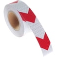 thumbnail image 1 of 10Mx5cm Reflective Warning Tape, Reflector Safety Adhesive Tape for Orientation Arrow, Warning Sign, High Visibility, High Intensity, Arrow in Red and White, 1 of 4