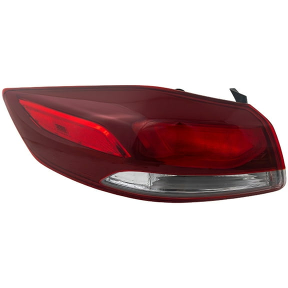 For Hyundai Elantra 2017 2018 Tail Light Assembly Driver Side | Outer | Clear/Red Lens | Standard Bulb | Replacement For HY2804140 | 92401F3000