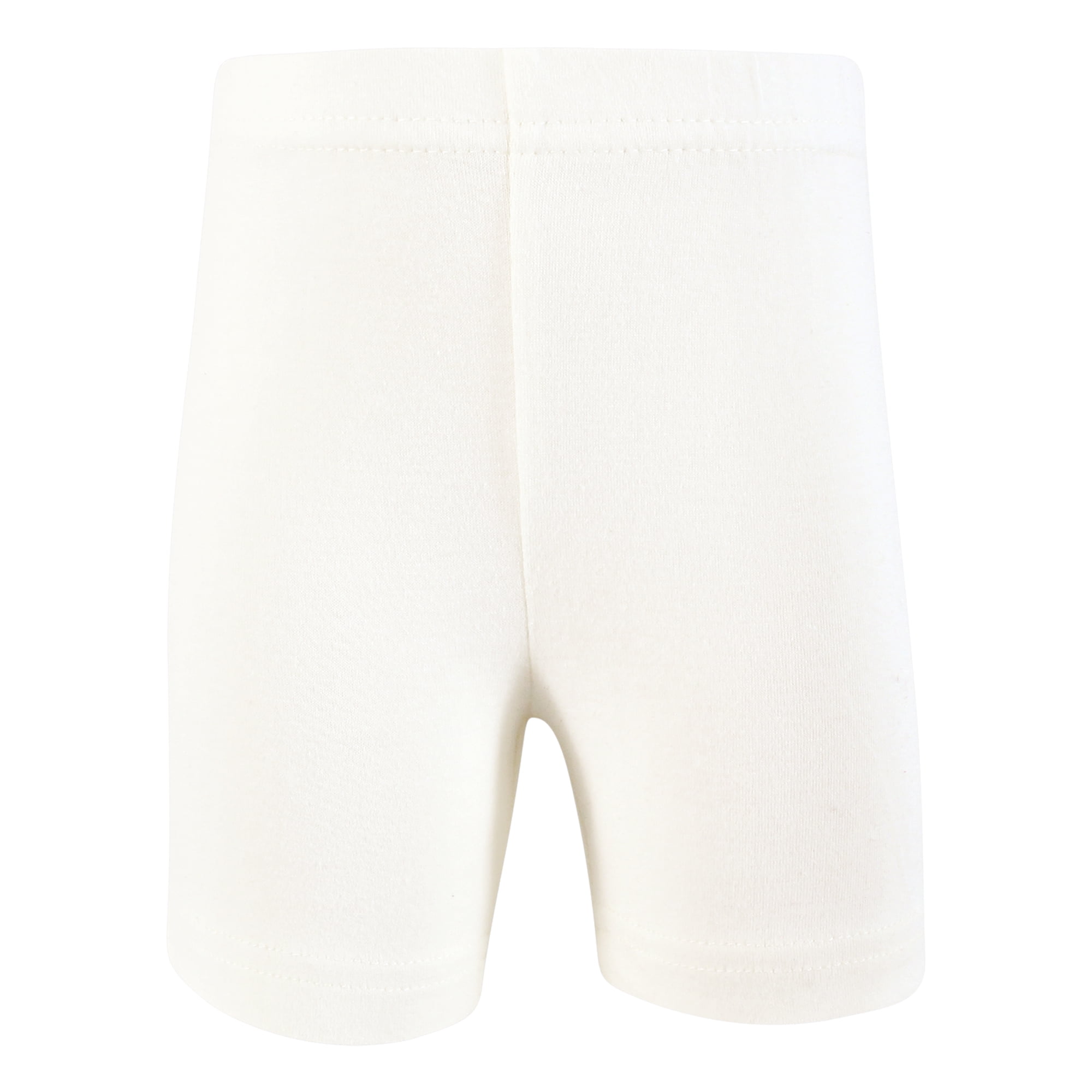 Hudson Baby Infant Girls Shorts Bottoms 4-Pack, Cream Wild Rose, 5T