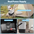 thumbnail image 5 of 12 Volt Car Refrigerator, 14QT(13.5L) Compressor Electric Cooler -4℉ ~ 68℉ with Handle, Portable Freezer with APP Control, Car Fridge with 12/24V DC, 220 AC for Camping, Travel, Truck, Home, 5 of 8