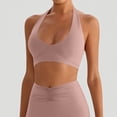 thumbnail image 2 of Sports Bra for Women High-Impact Color-Blocked with Removable Pads, Elastic Support for Running, Gym, and Workouts, Medium Coverage Athletic Top, 2 of 5