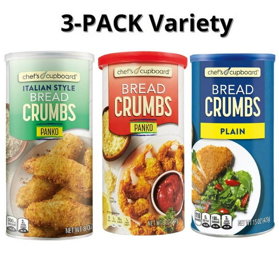 Chef's Cupboard Bread Crumbs Variety 3-Pack