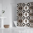 thumbnail image 2 of Waterproof Bohemian Shower Curtain 72x72 Inch Boho Style Polyester Unique Shower Curtain for Bathroom Hotel Home Decor with 12 Plastic Hooks, 2 of 5