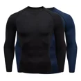 thumbnail image 1 of 2pcs Playera De Licra Deportiva Para Hombre Compresión Gym, 1 of 7