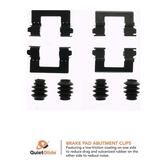 Carlson 13496Q Front Disc Brake Hardware Kit