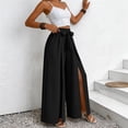 thumbnail image 6 of Yifymode Summer Beach Cover Up Pants for Women Flowy Pant Wide Leg Bathing Suit Coverup Swimsuit Palazzo with Slits, 6 of 6