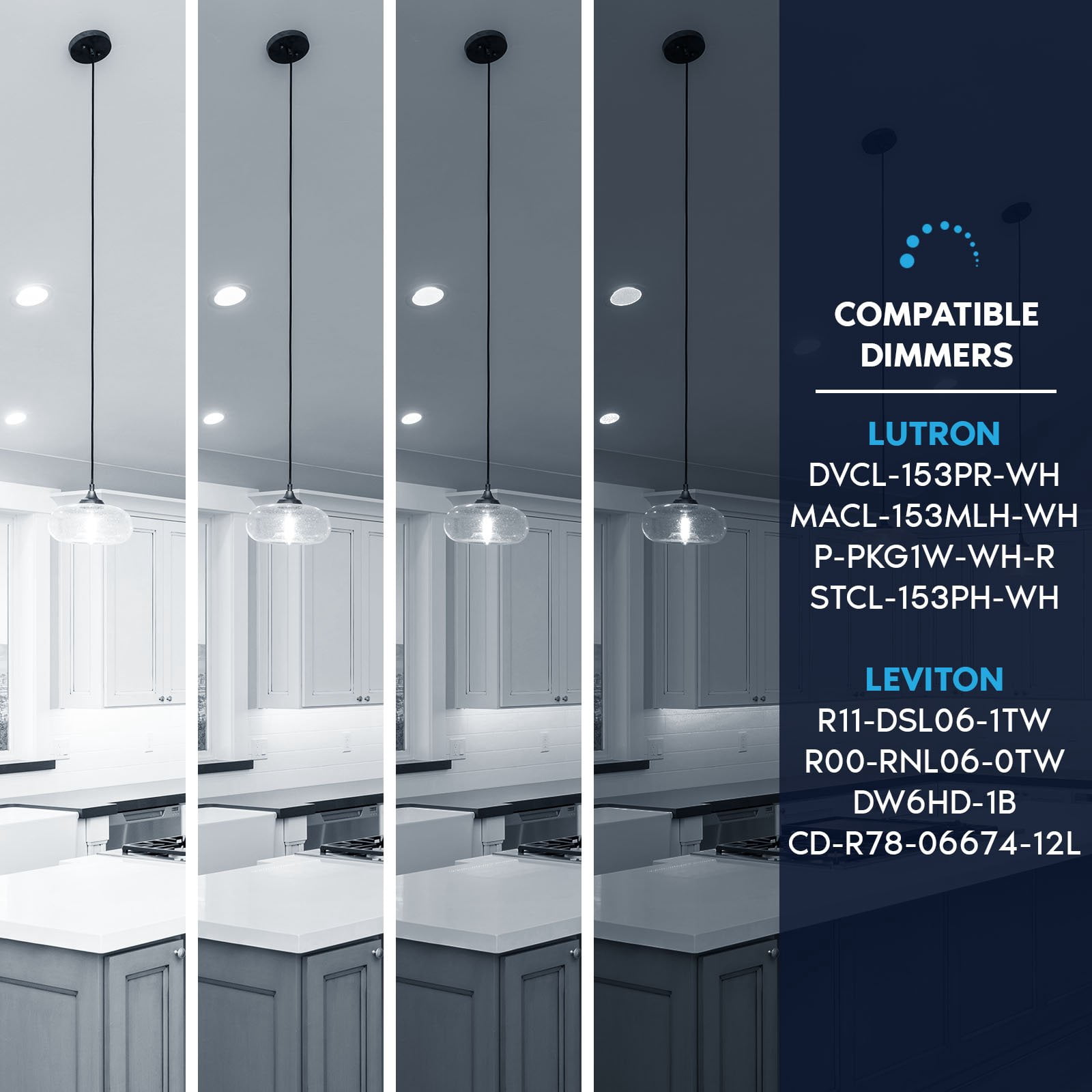 Luxrite E12 Candelabra LED Light Bulbs, 5000K, Dimmable, 4.5W, 500 Lumens, HX10.5 Glass, Wet Rated, UL Listed 16 Pack