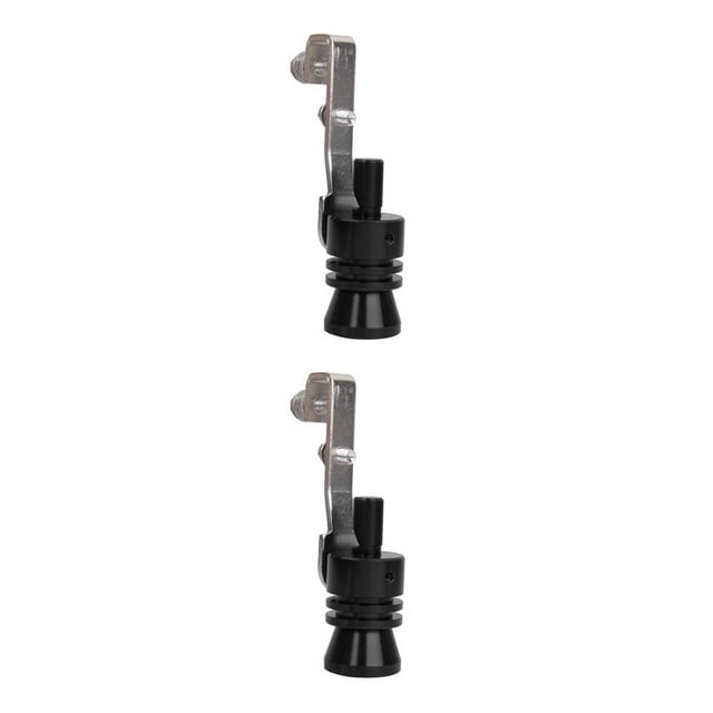 Justharion Sound Whistle Exhaust Blowoff Valve Simulator Loud and Powerful black L 2Set