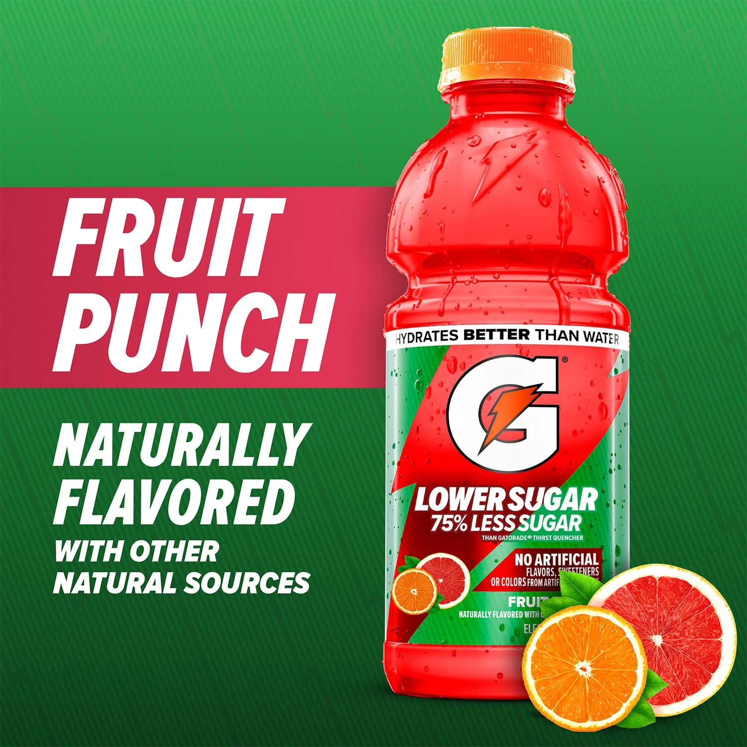 Gatorade Lower Sugar Electrolyte Beverage Variety pack, 12 fl. oz., 24 Pack