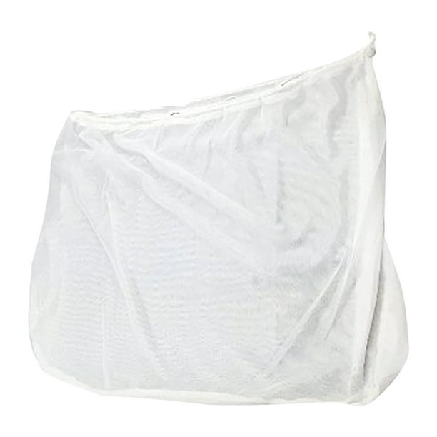Bolsa reutilizable con cordón para frutas, extragrande, con filtro de malla para almacenar frutas y verduras, 66 x 55 cm, lavable, para comprar y transportar, bolsa protectora para frutas y verduras.