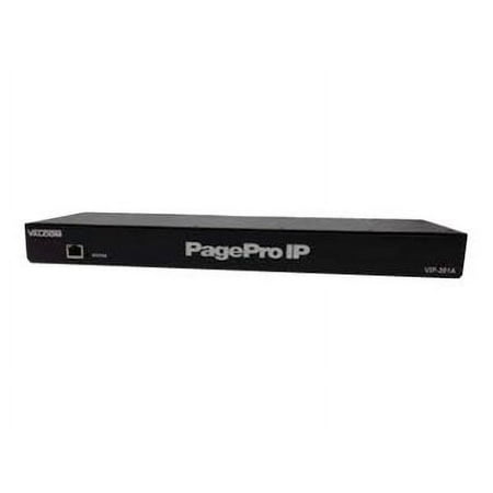 Valcom PagePro VIP-201A SIP Paging Gateway - 1 x RJ-45 - 1U High - Rack-mountable, Desktop