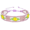 thumbnail image 1 of Bracelet Tressé Perle pour Femme Bracelet Décoratif Réglable Bracelet Boho, 1 of 10