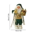 thumbnail image 3 of Euaioeiu Standing Santa Claus Doll for Christmas Decorations, 7x4x12 Inches Polyester Figurine with Festive Details, Home Decoration Gift for Indoor Display, 3 of 6