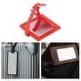 thumbnail image 5 of Unique Bargains 1 Pc Square Luggage Tag for Travelling Red Polyurethane, 5 of 5