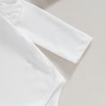 thumbnail image 6 of Okbabeha Baby Girl Clothes Outfits Basic Ruffle Long Sleeve Ribbed Knit Onesie Romper Bodysuit Tops Newborn Fall Winter Clothes, 6 of 7