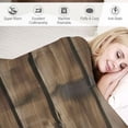 thumbnail image 3 of Orinice Wood Grain Pattern Warm Lightweight Blanket Soft Fleece Throw Blanket for All Seasons - Ideal for Living Rooms, Sofa Decor, and Cow Gifts - Available in Multiple Sizes 40x50in, 3 of 6
