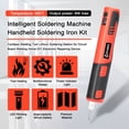 thumbnail image 2 of Intelligent Soldering Machine Handheld Soldering Iron Kit Cordless Welding Tool Lithium Soldering Station for Circuit Board Welding Home DIY Electronic Repairing Device, 2 of 8