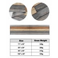 thumbnail image 3 of Bed Runner Scarf Queen Size, Farmhouse Haze Blue Brown Stain Bed Runners & Scarves for Foot of Beds, Vintage Wooden Striped Decorative Bedding Runner Scarf for Hotel Home Bedroom 83 x20 Inch, 3 of 6
