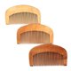 thumbnail image 3 of TQEHS Peine de madera de melocotón natural grabado para un peinado moderno y un cuidado antiestático de la barba, 3 of 5