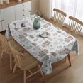 thumbnail image 2 of White Forest Girl Pattern Rectangle Tablecloth 60"x84",Waterproof Polyester Rectangle Table Cloth, Wipeable Spillproof Polyester Tablecloth for Dining, Camping, Indoor and Outdoor, 2 of 5