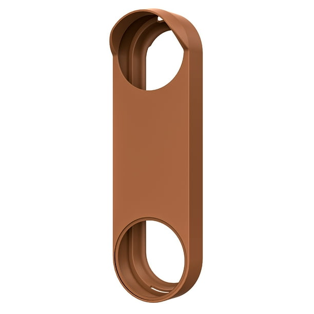 Funda protectora impermeable para Google Nest Doorbell con cable de 2.ª generación marrón