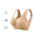 thumbnail image 7 of Gymayou 3-Pack Breathable Cool Liftup Air Bras Sports Bra Large Size Air Bra Comfortable Mesh Sports Bra for Women Multicolor #8 M, 7 of 7