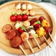 thumbnail image 6 of Holzlrgus 1：6 Scale Miniature Barbecue Food 5 Pcs Realistic Plastic Mini Roast Meat Scallop Tomato Shrimp Model Artificial Doll Set for Min House Kitchen Cabinet Ornament Decoration, Multicolor, 6 of 7