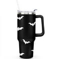 thumbnail image 2 of Halloween Ghost Insulated Tumblers Happy Halloween Coffee Travel Mug with Straw,Thermal with Lids for Hot and Cold Drinks for Daughter Son 40 oz Spooky Tumbler, 2 of 7