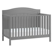 Oxford Baby North Bay 4-in-1 Convertible Crib, Dove Gray, GREENGUARD Gold Certified, Wooden Crib
