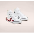 thumbnail image 2 of Converse Chuck Taylor All Star High Top Unisex/Toddler Shoe Size Toddler 2  Casual 667595F White,University Red,Natural Ivory, 2 of 6