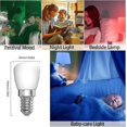 thumbnail image 3 of E14 Colorful Led Light Bulb, 3w Red, Green, Blue, Warm White Light Bulb, Suitable For Ac220-240v, Halloween/christmas/festival, Bar/party Color Light, 3 of 5