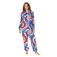 thumbnail image 4 of joogoo Swirl Tie Dye Stars Unisex Adults Onesies Pajamas Jumpsuits L, 4 of 7