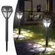 thumbnail image 4 of Luces solares para exteriores con enchufe de tierra, luz para césped, impermeable, para patio, jardín, decorativas, luz blanca cálida, dos opciones de luz solar de plástico, 4 of 6