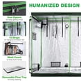 thumbnail image 6 of Yescom 108"x48"x80" 2in1 Grow Tent Reflective Mylar Hydroponic Plant Indoor Growing, 6 of 12