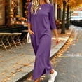 thumbnail image 2 of Bxsruta Womens Maxi Dress Long Sleeve Casual Loose T Shirt Dress with Pockets, 2 of 8