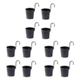 thumbnail image 1 of Ounissouiy 4 macetas colgantes de Metal para flores, cubo de almacenamiento, colgador de hierro, maceta, cesta suculenta para decoración de Type1 NO1, 1 of 6