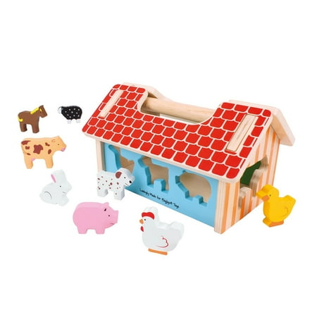UPC: 0691621531082 | Bigjigs Toys – Farmhouse Sorter