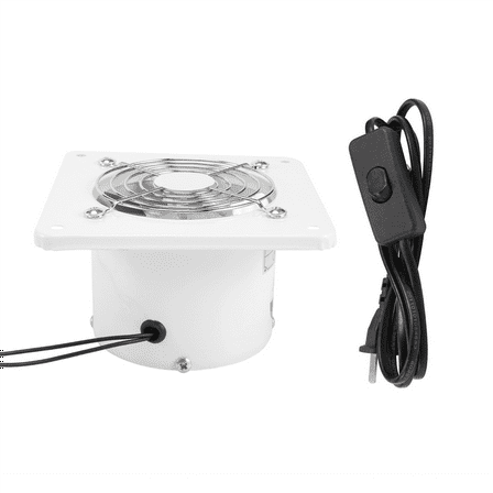 2pcs 4 Inch Inline Duct Fan Air Ventilator Metal Pipe Ventilation Exhaust Fan Extractor Bathroom Fan Duct