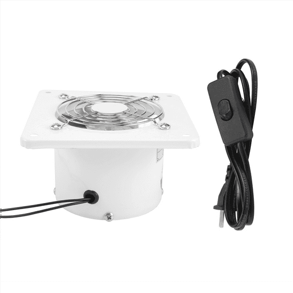 2pcs 4 Inch Inline Duct Fan Air Ventilator Metal Pipe Ventilation Exhaust Fan Extractor Bathroom Fan Duct